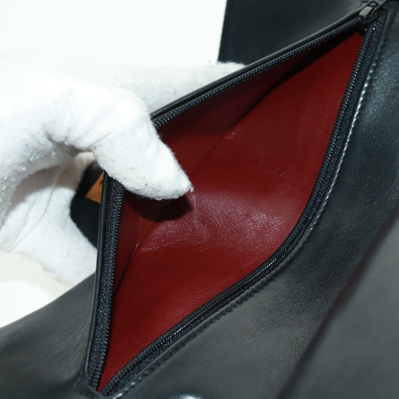 【日本直送】香奈兒 Matelasse 25 雙蓋鏈條包，羊皮材質，黑色，金色雙C標誌，正品 BA10555SM-23