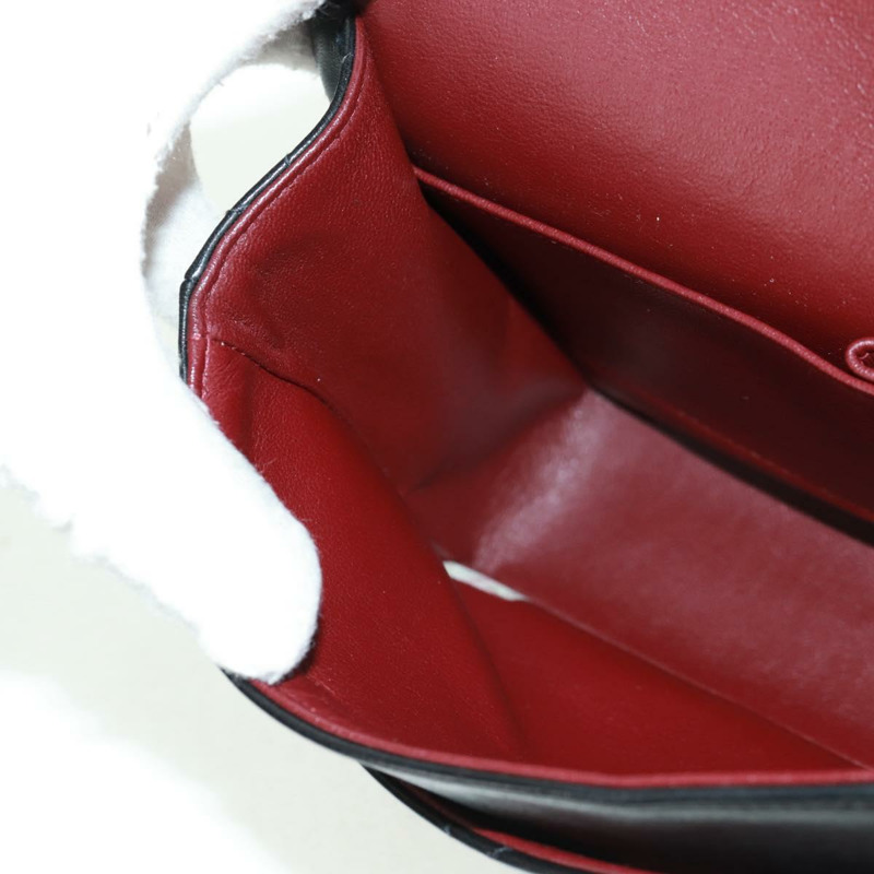 【日本直送】香奈兒 Matelasse 25 雙蓋鏈條包，羊皮材質，黑色，金色雙C標誌，正品 BA10555SM-27