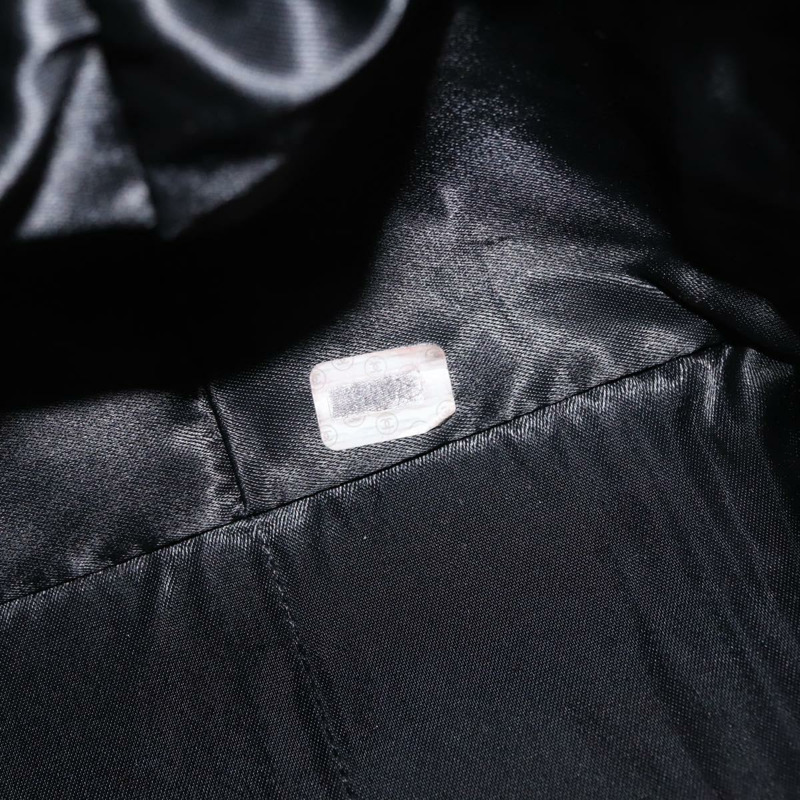 【日本直送】香奈兒 Matelasse 手拿包單肩包 羊皮 黑色 金 CC 標誌 Auth am10781V-10