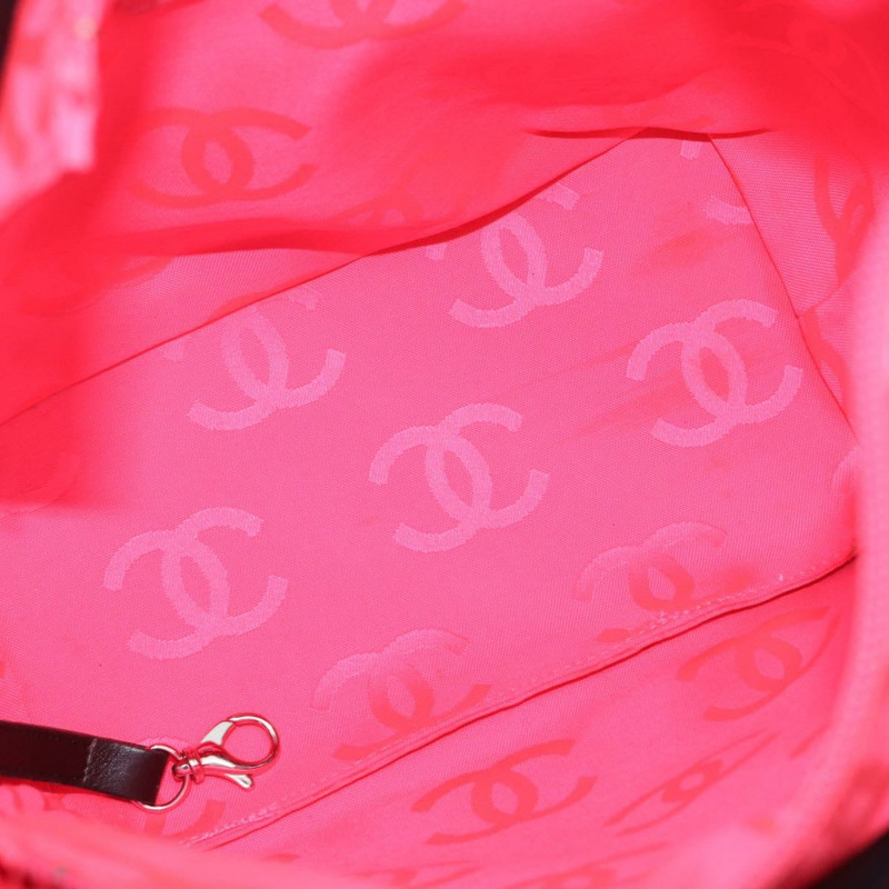 【日本直送】香奈兒 Cambon 系列絎縫手提包,黑色銀色雙C標誌皮革,正品編號 168067SAM-8