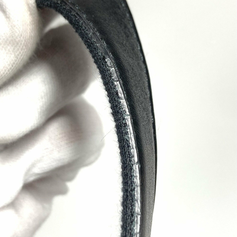 香奈兒沙灘包，絨面，CC標誌，Coco品牌標識，棉質肩帶，女士，黑色-12