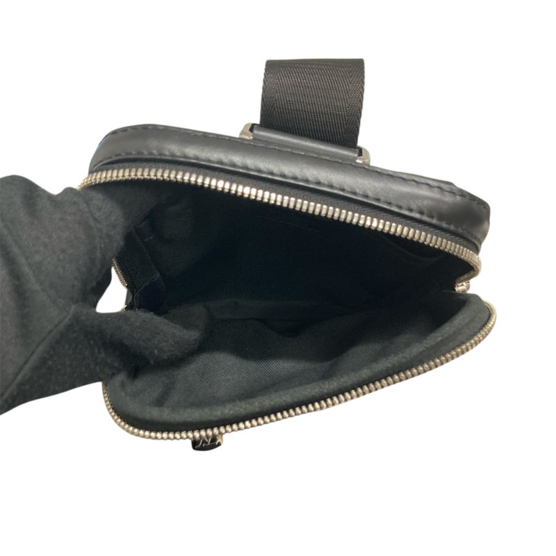 LOUIS VUITTON 路易威登 N50012 AMAZONE SLING BAG 黑格斜背胸包 帆布 銀釦-11