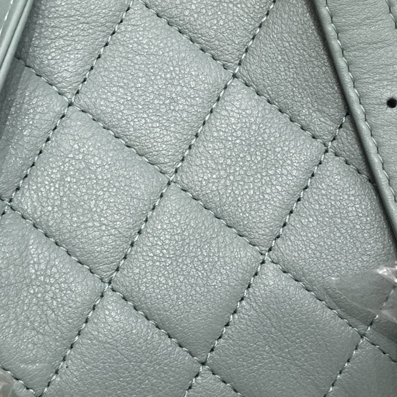 CHANEL 香奈兒 AS3787 Duma Backpack 皮革 後背包 綠色 金釦-14