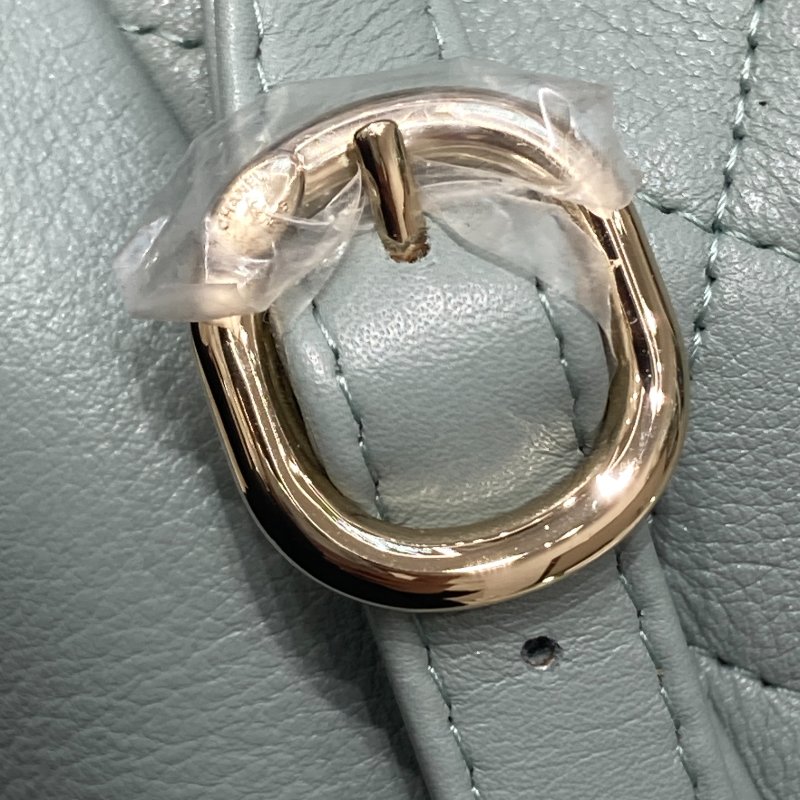 CHANEL 香奈兒 AS3787 Duma Backpack 皮革 後背包 綠色 金釦-19