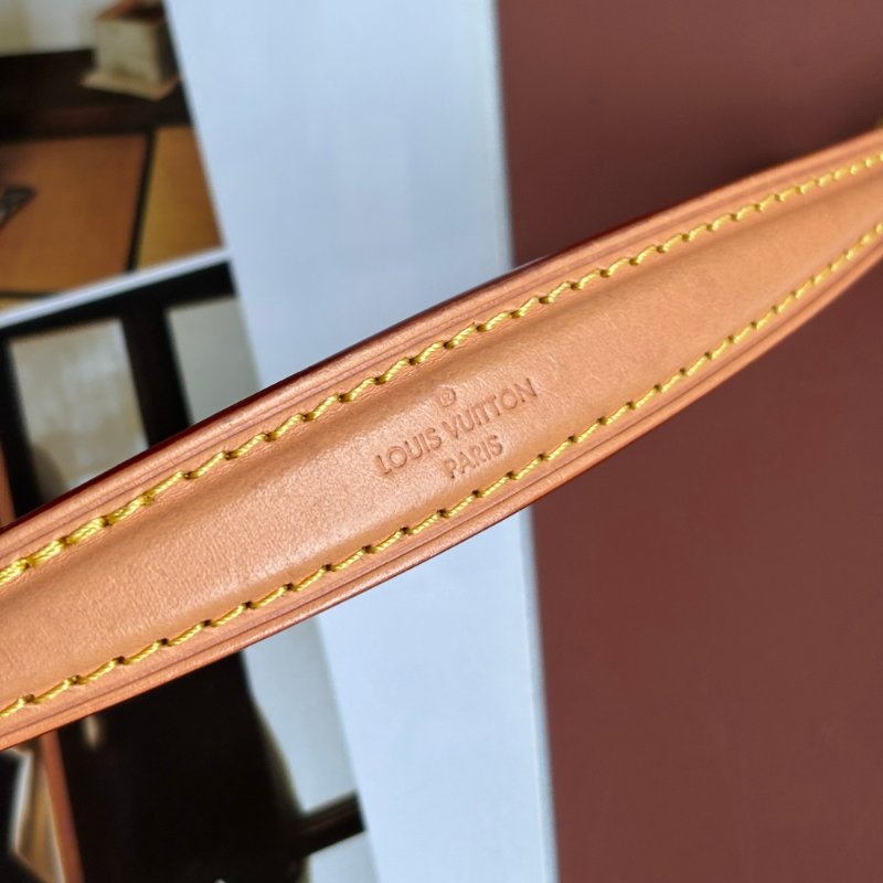 ::LOUIS VUITTON:: LV M81266 Nano Noé 花紋水桶包 手提斜背包-16