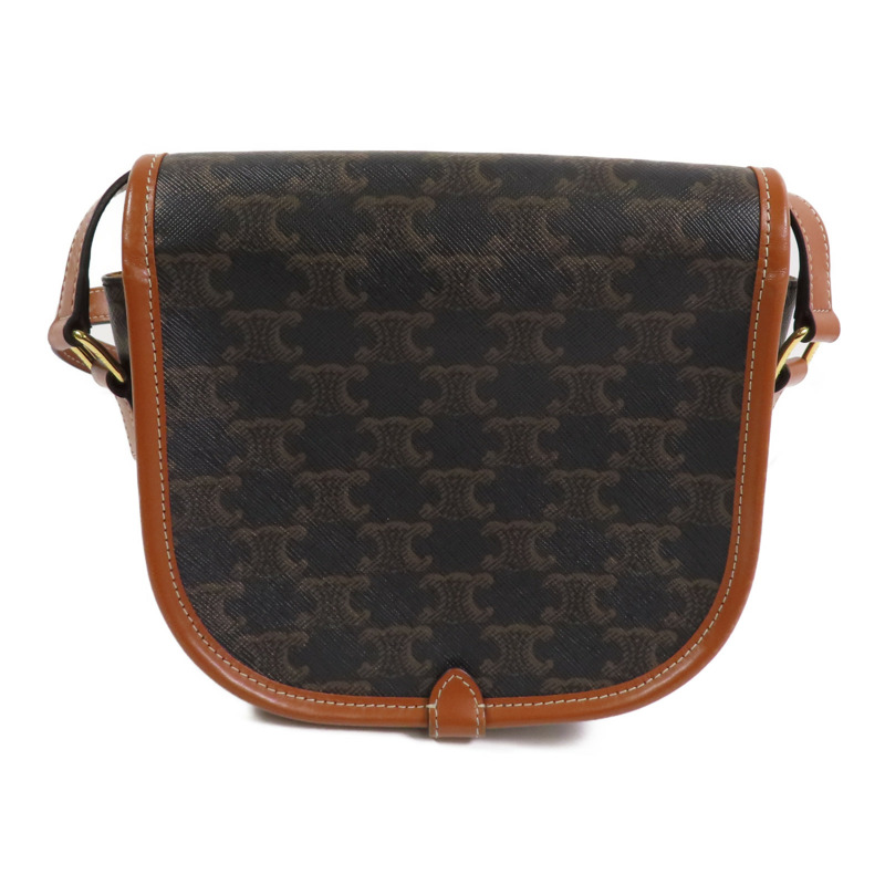 CELINE Trionphe帆布Folco金扣肩背袋-1