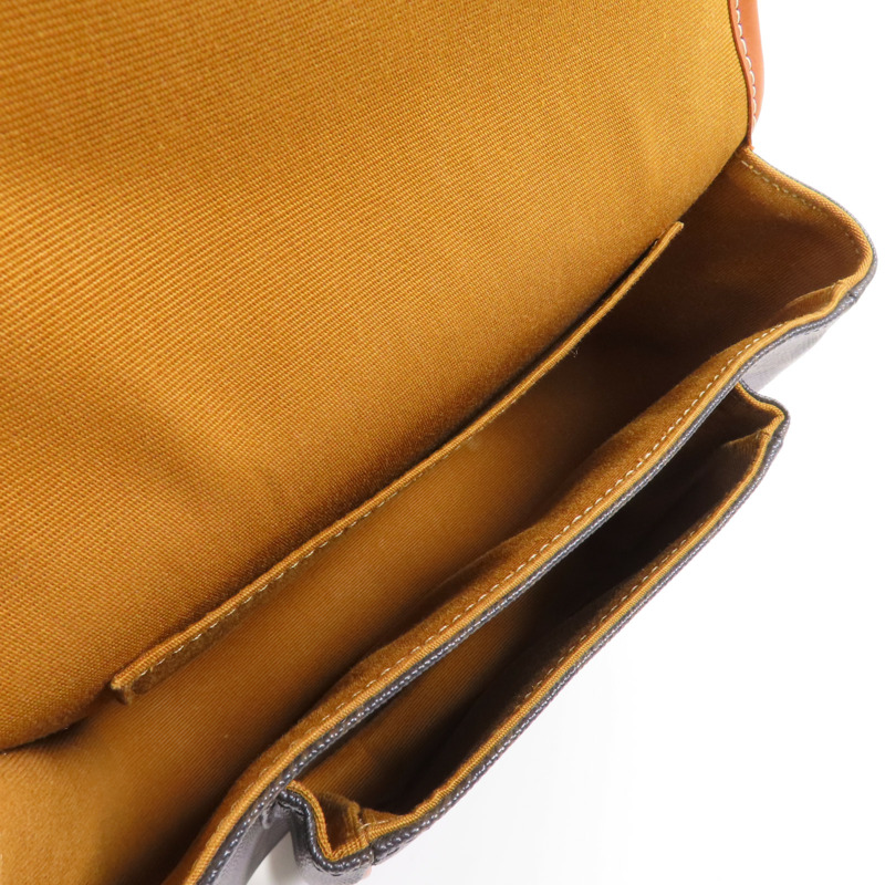 CELINE Trionphe帆布Folco金扣肩背袋-11