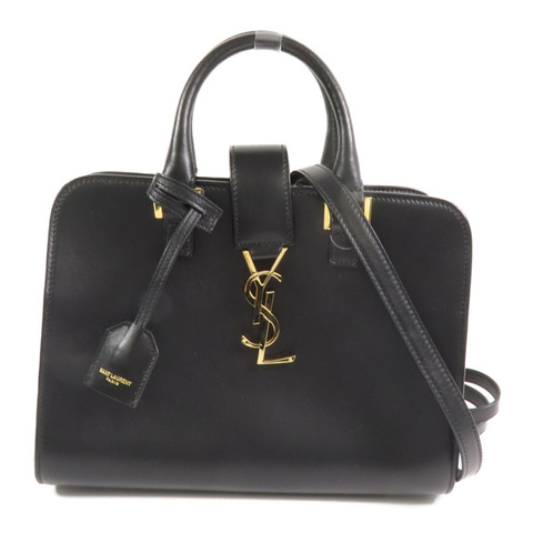 SAINT LAURENT 牛皮皮革Baby Cabas金扣手挽肩背兩用袋