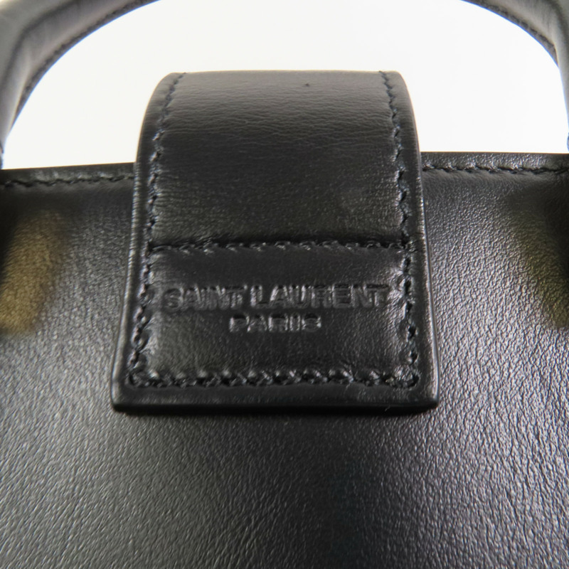 SAINT LAURENT 牛皮皮革Baby Cabas金扣手挽肩背兩用袋-11