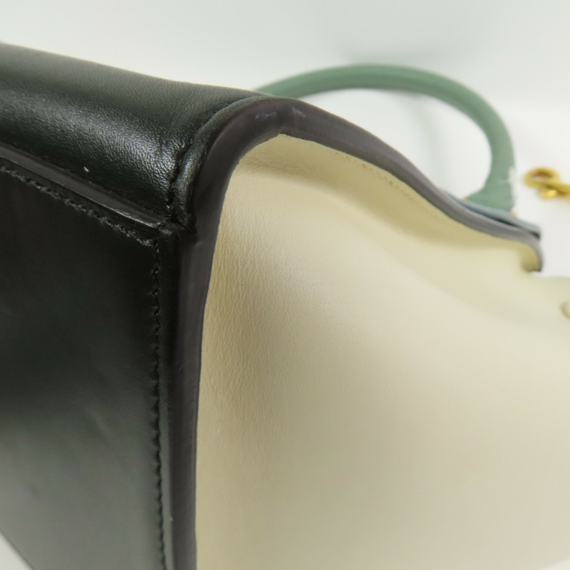 CELINE 牛皮皮革Trapeze金扣手挽肩背兩用袋-6