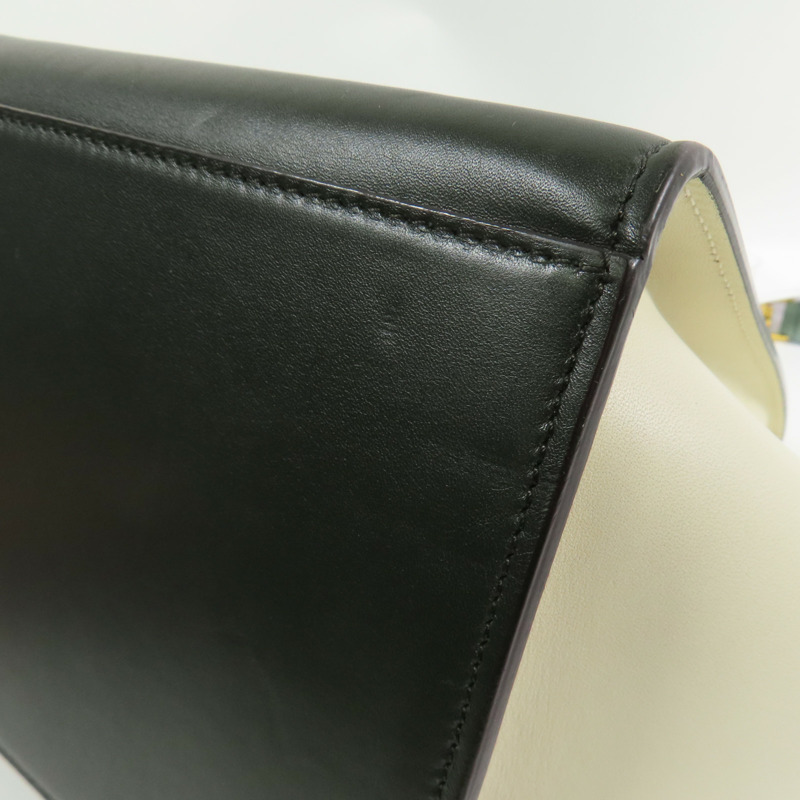 CELINE 牛皮皮革Trapeze金扣手挽肩背兩用袋-7