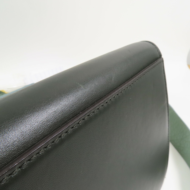 CELINE 牛皮皮革Trapeze金扣手挽肩背兩用袋-8