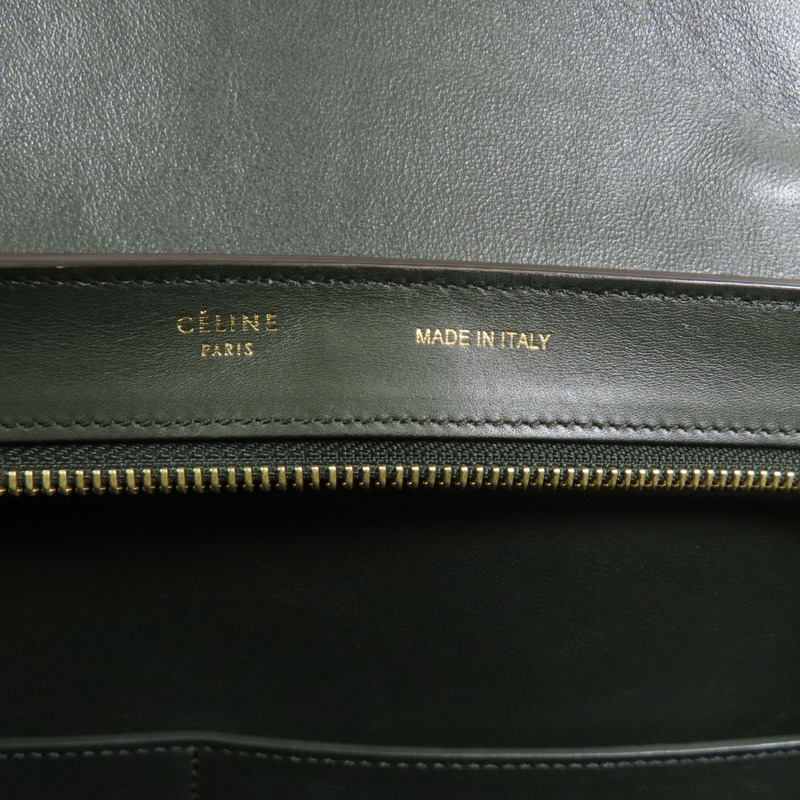 CELINE 牛皮皮革Trapeze金扣手挽肩背兩用袋-18