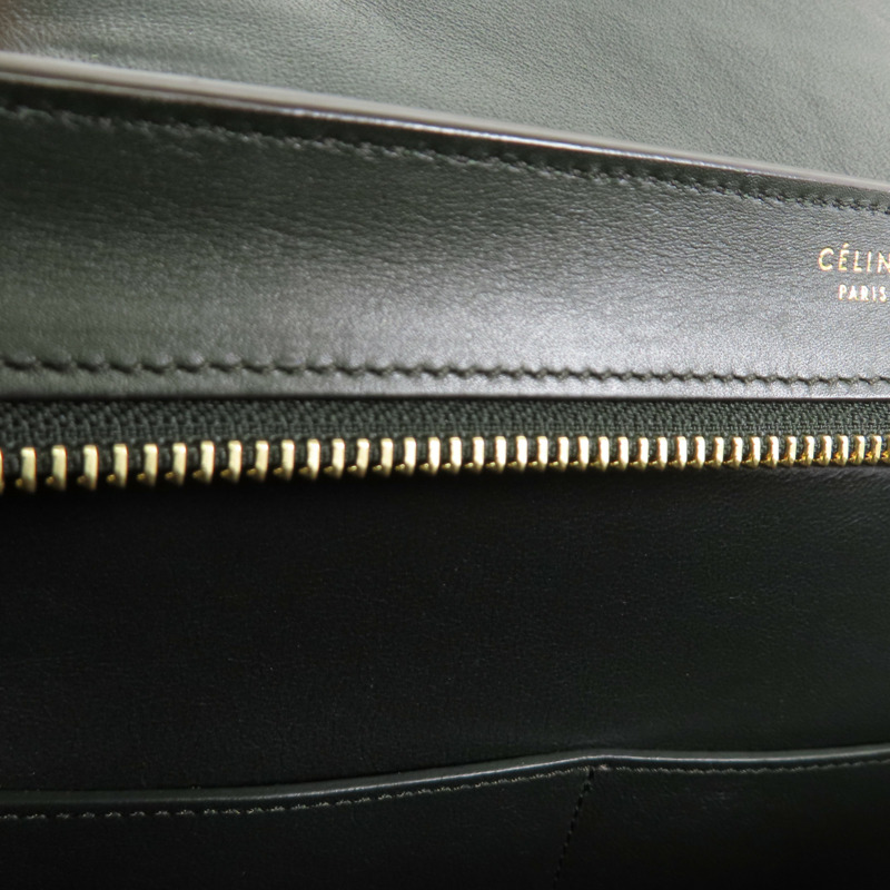 CELINE 牛皮皮革Trapeze金扣手挽肩背兩用袋-19