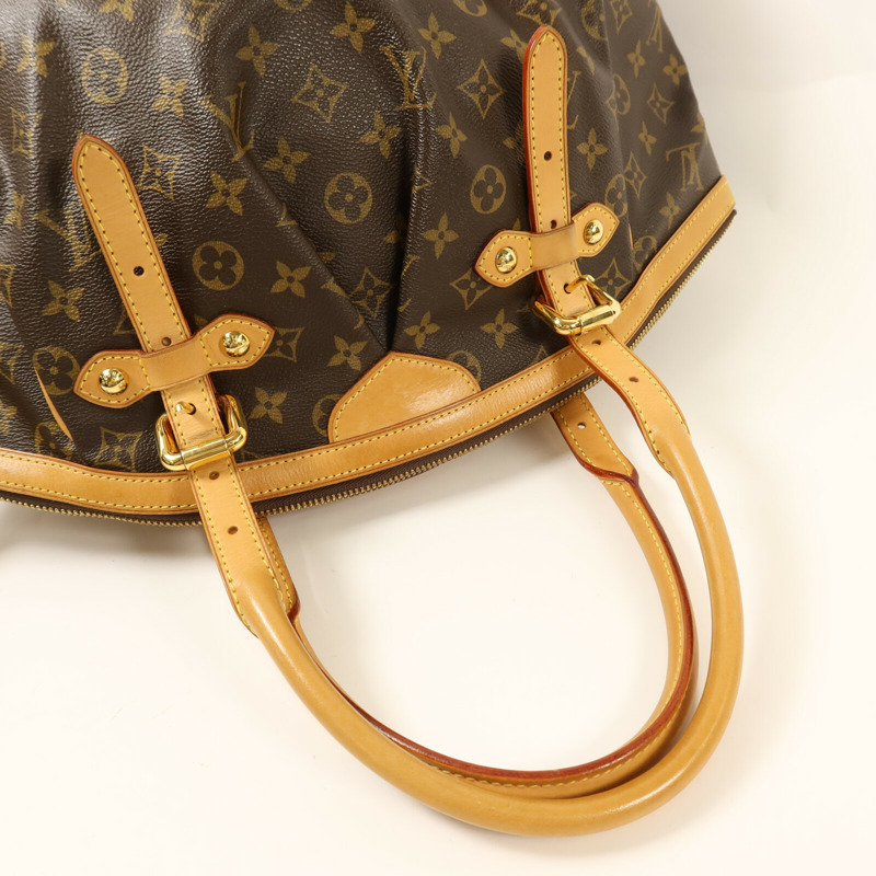 LOUIS VUITTON Monogram Tivoli GM金扣手挽袋-7