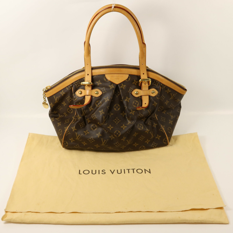 LOUIS VUITTON Monogram Tivoli GM金扣手挽袋-8