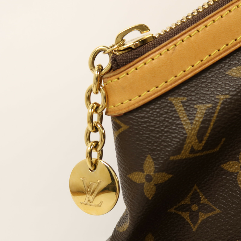 LOUIS VUITTON Monogram Tivoli GM金扣手挽袋-9