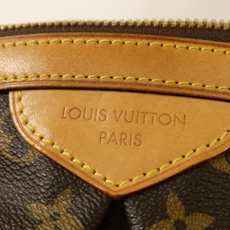 LOUIS VUITTON Monogram Tivoli GM金扣手挽袋-10