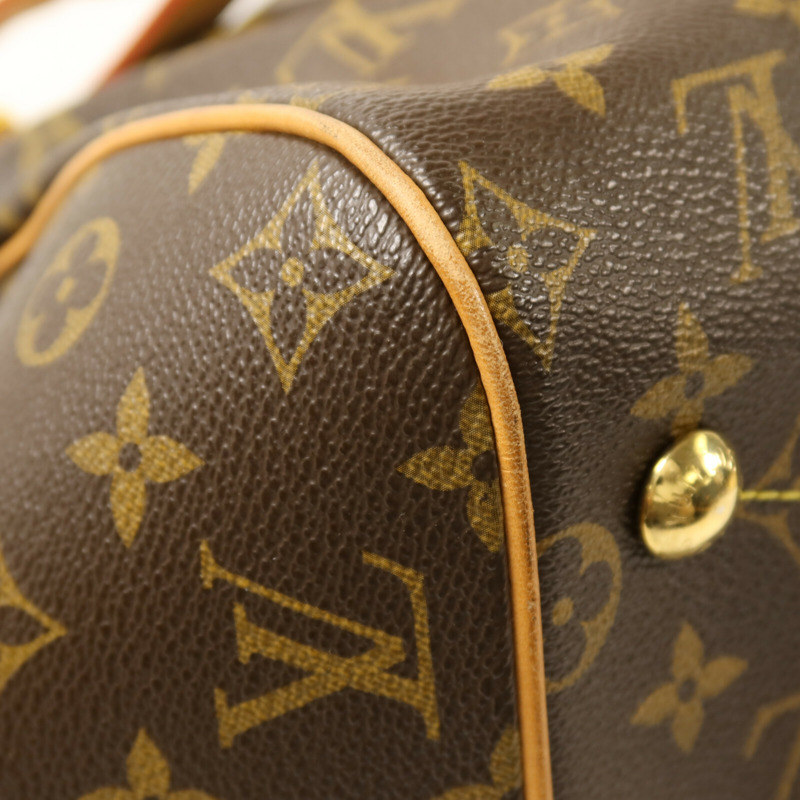 LOUIS VUITTON Monogram Tivoli GM金扣手挽袋-13