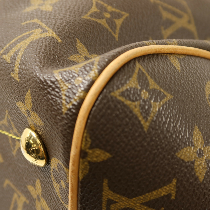 LOUIS VUITTON Monogram Tivoli GM金扣手挽袋-14
