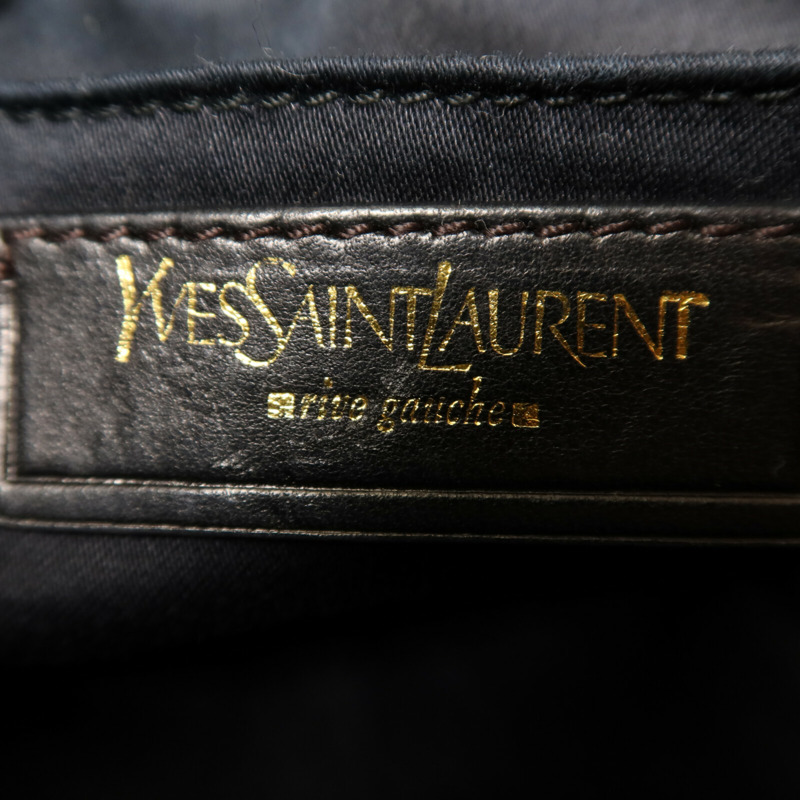 YVES SAINT LAURENT 漆皮皮革Emma Bag金扣鏈帶肩背袋-5