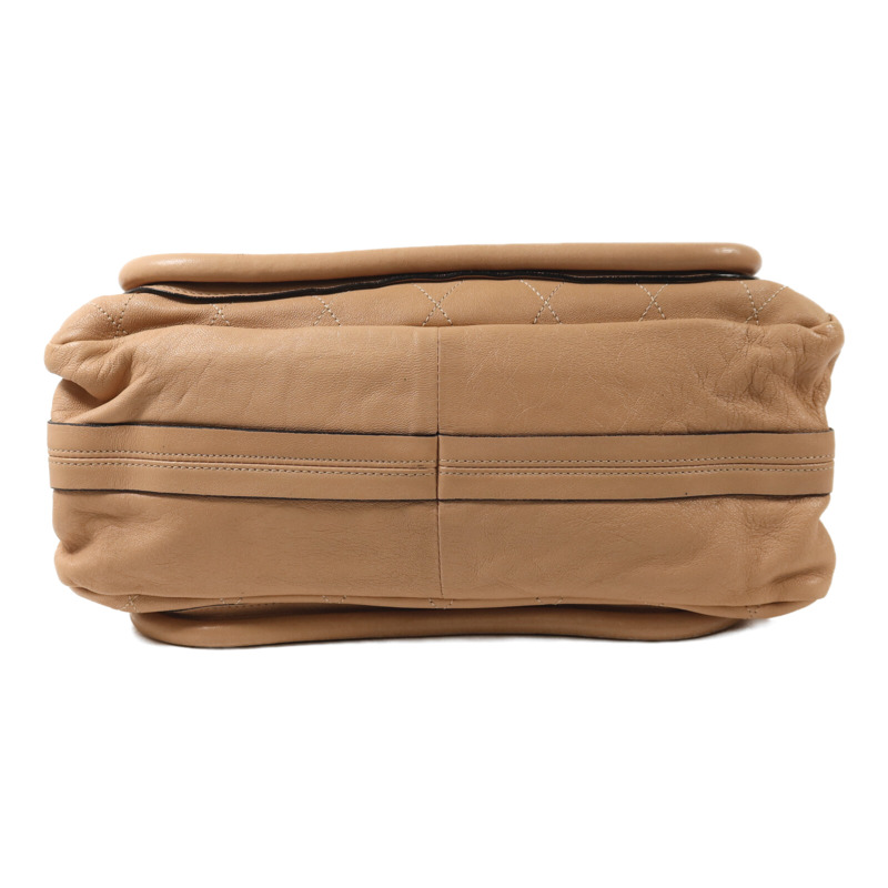 Chloe 牛皮皮革2 Way Shoulder金扣手挽肩背兩用袋-3