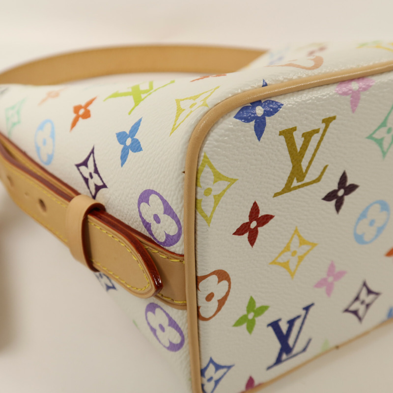 LOUIS VUITTON Monogram Multicolore LV x TM All In BB金扣手挽肩背兩用袋-16