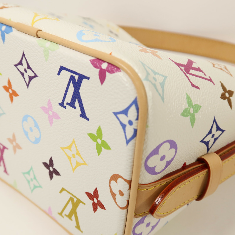 LOUIS VUITTON Monogram Multicolore LV x TM All In BB金扣手挽肩背兩用袋-19