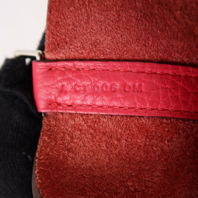 HERMES Clemence皮革Picotin PM銀扣手挽袋Rose Extreme-6