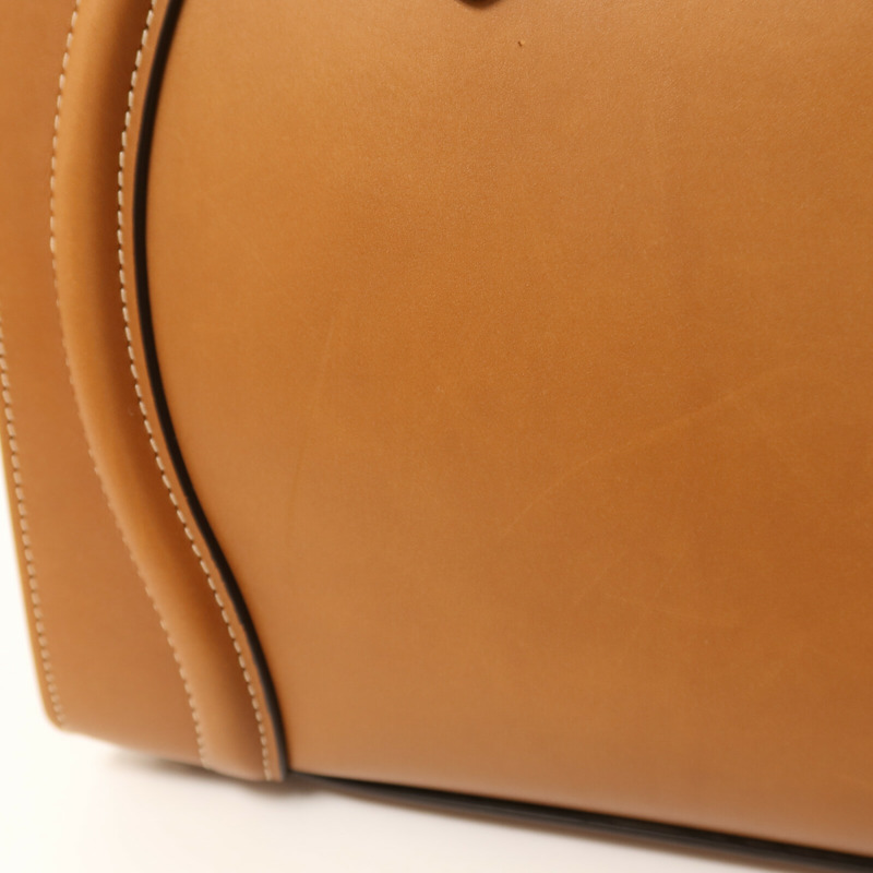 CELINE 牛皮皮革Micro Luggage金扣手挽袋-17