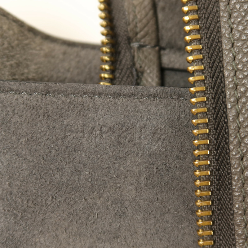 CELINE 牛皮皮革Micro Belt Bag金扣手挽肩背兩用袋-6