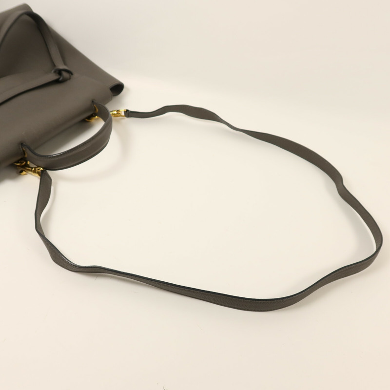 CELINE 牛皮皮革Micro Belt Bag金扣手挽肩背兩用袋-7