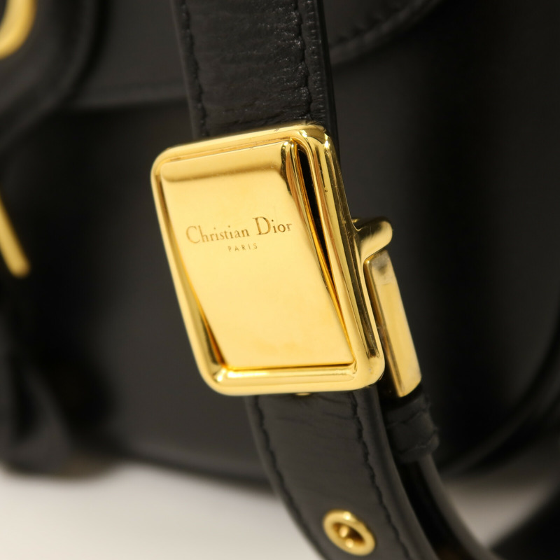 Dior 牛皮皮革Bobby Medium金扣肩背袋-10