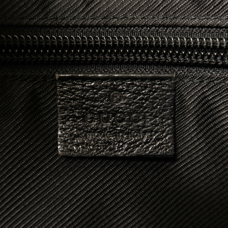 GUCCI 帆布Shoulder Bag銀扣肩背袋-5