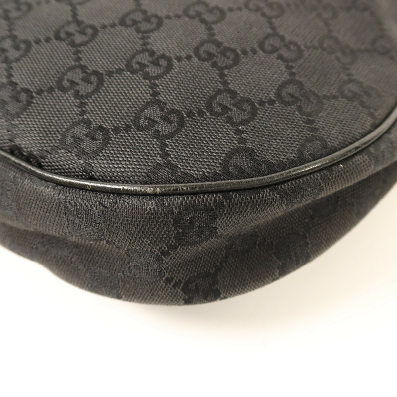 GUCCI 帆布Shoulder Bag銀扣肩背袋-13