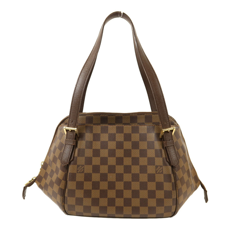 LOUIS VUITTON Damier Belem MM金扣肩背袋-2
