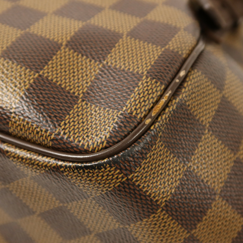 LOUIS VUITTON Damier Belem MM金扣肩背袋-11