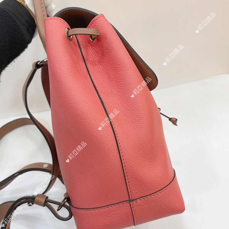 莉亞精品♡ Lv Lockme 拼粉後背包 二手美包-5