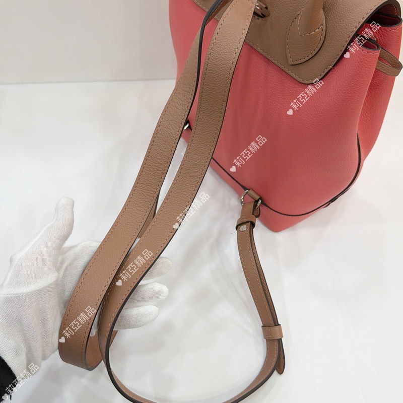 莉亞精品♡ Lv Lockme 拼粉後背包 二手美包-12