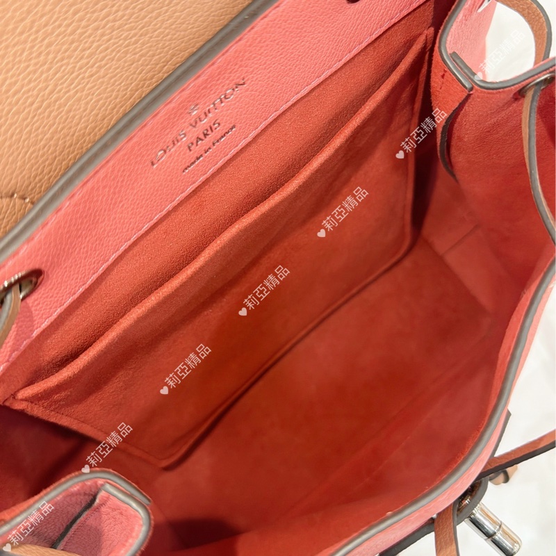 莉亞精品♡ Lv Lockme 拼粉後背包 二手美包-13