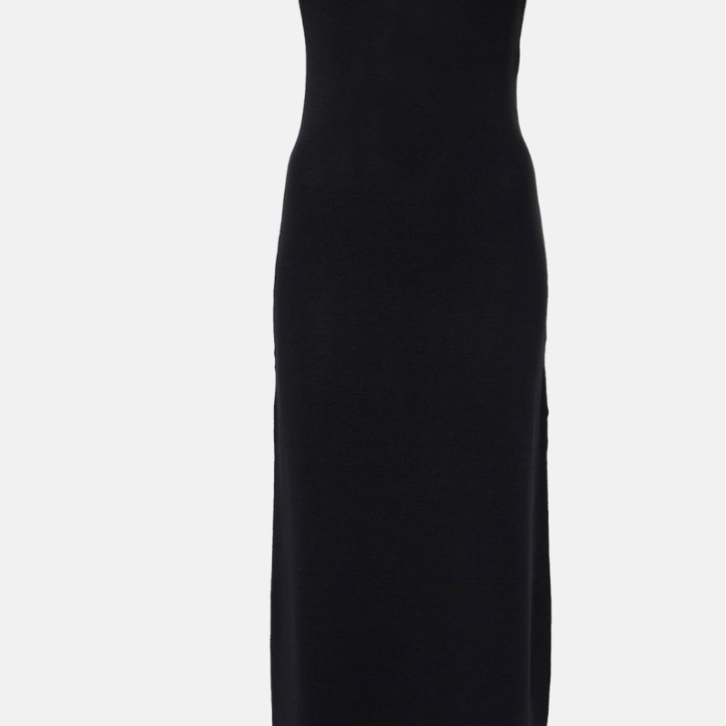 Alaia 黑色polo長裙-0