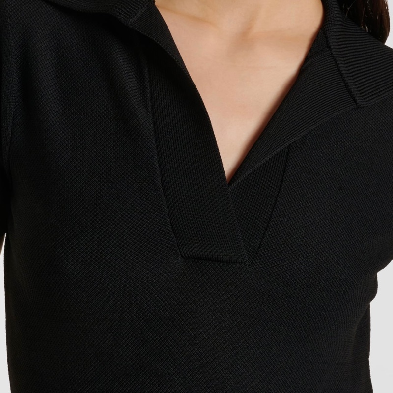 Alaia 黑色polo長裙-3