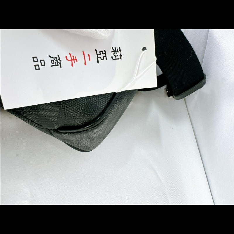 莉亞精品♡LV 黑棋盤格郵差包 二手美包-9