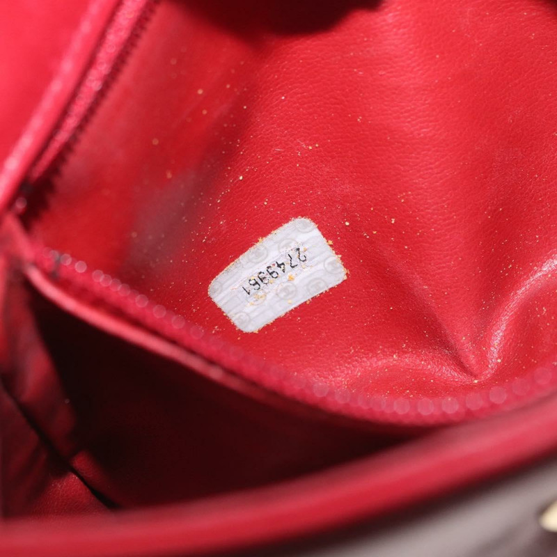 【日本直送】香奈兒 Triple Coco 腰包，羊皮材質，紅色，金色雙C標誌，正品編號 168355SAV-9