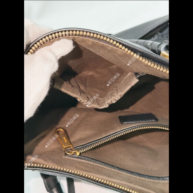 莉亞精品♡Chloe Marcie 大號 黑 二手美包-16