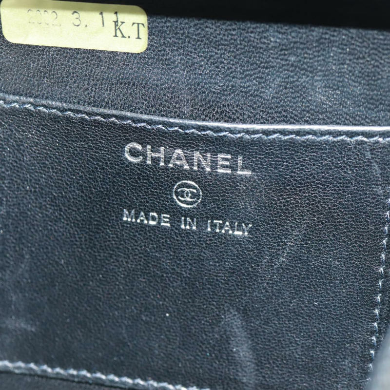 【日本直送】香奈兒巧克力棒手拿包,塑膠材質,黑色銀色雙C標誌,正品編號BA9645SAM-7