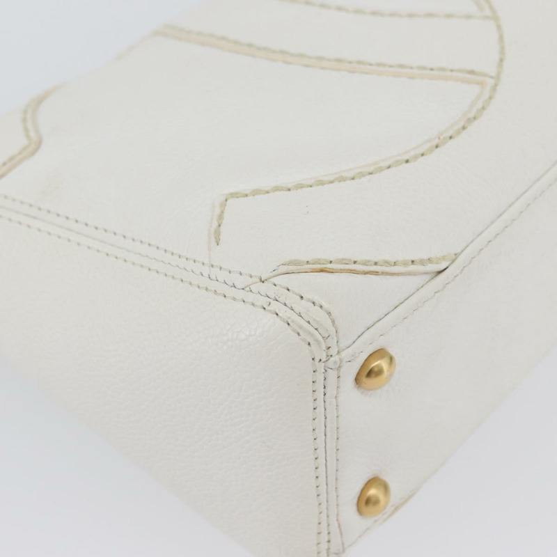 【日本直送】香奈兒 COCO 標誌單背包,魚子醬紋白金雙C標誌,正品編號 168141SAV-16