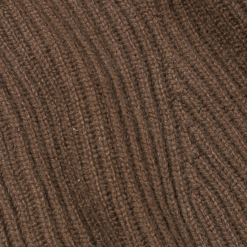 愛馬仕 (HERMES) 斗篷式針織衫 #40 羊絨 Moheya Brown 二手女款-4