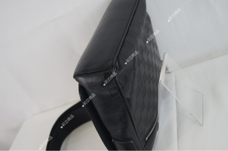 莉亞精品♡ LV N41286 棋盤壓紋掀蓋包 二手-6