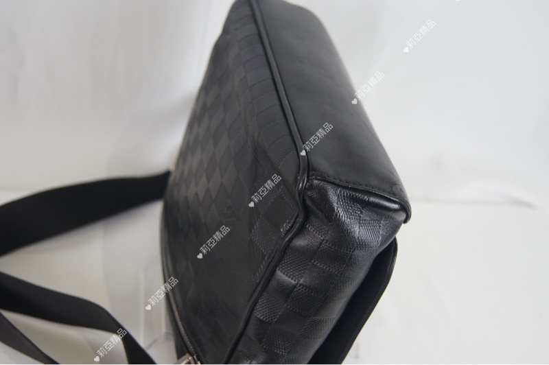 莉亞精品♡ LV N41286 棋盤壓紋掀蓋包 二手-9